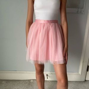 Pink Tulle Skirt